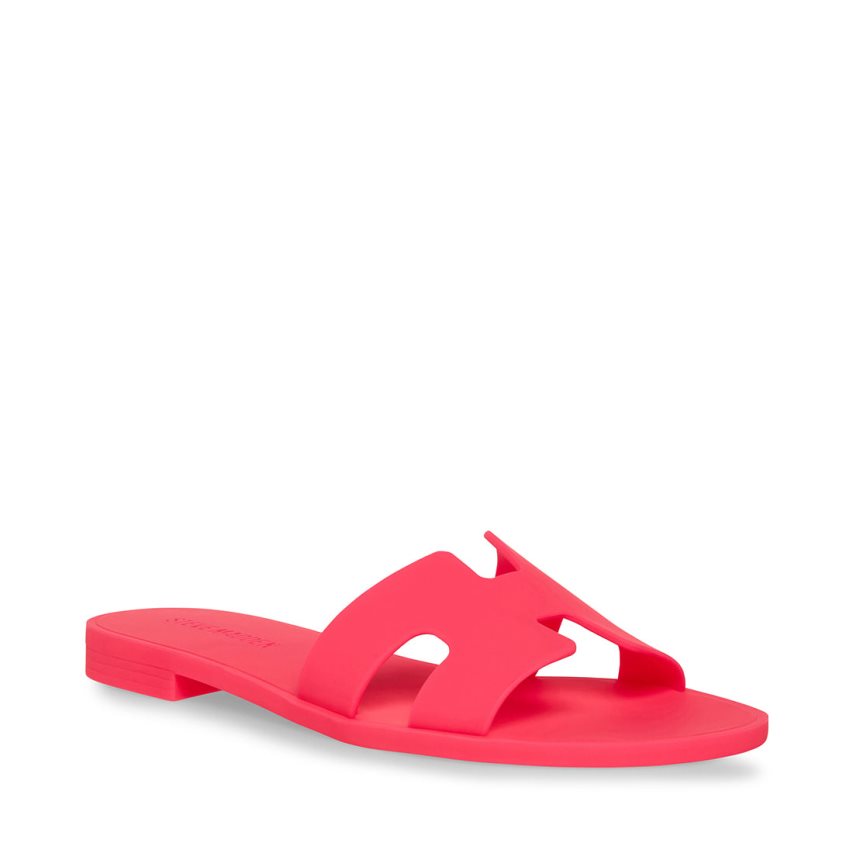 Sandalias de Diapositivas Steve Madden Hadyn-j Neon Mujer Rosas | ES EO9142